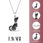 Black Onyx Dog Pendant