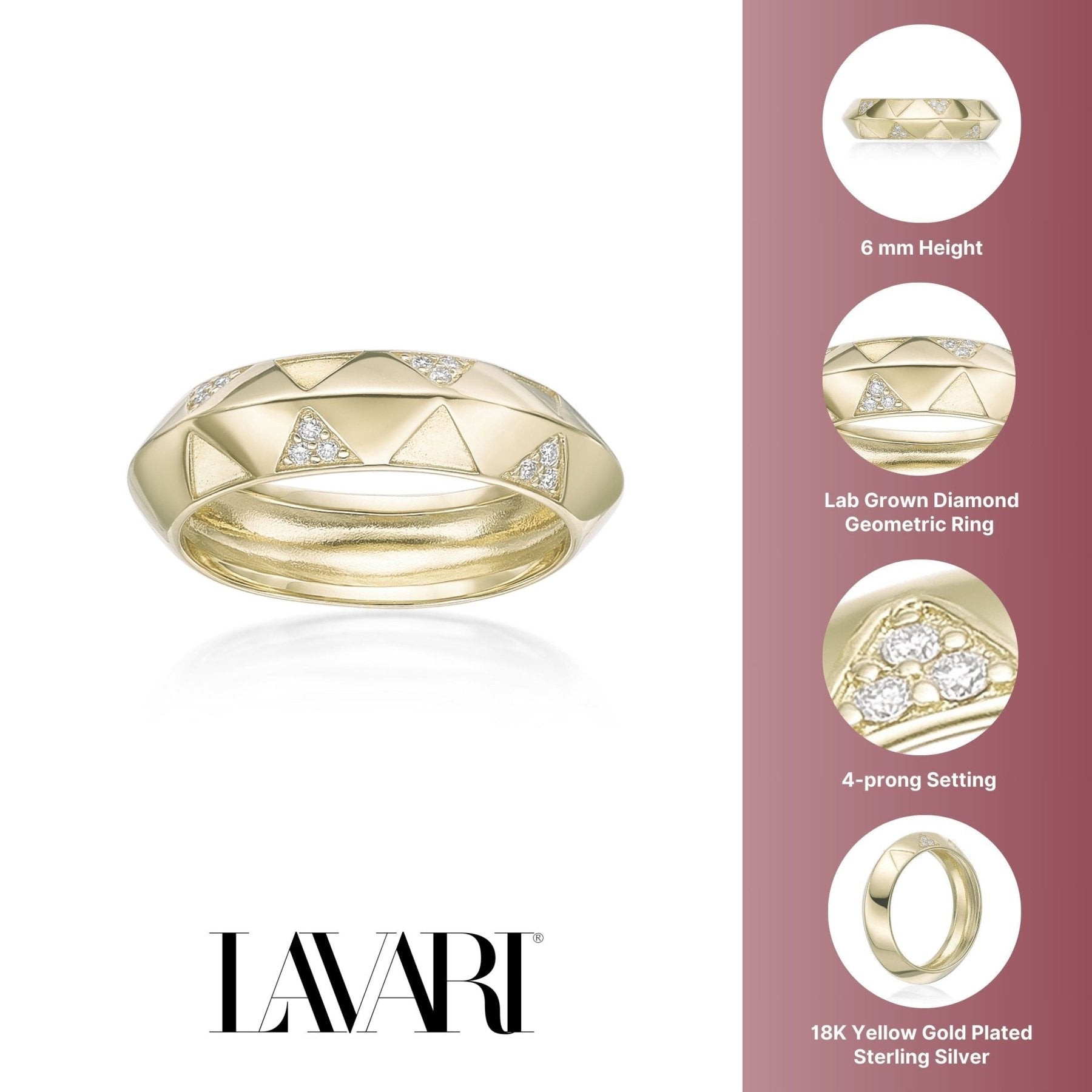 Geometric Chunky Ring