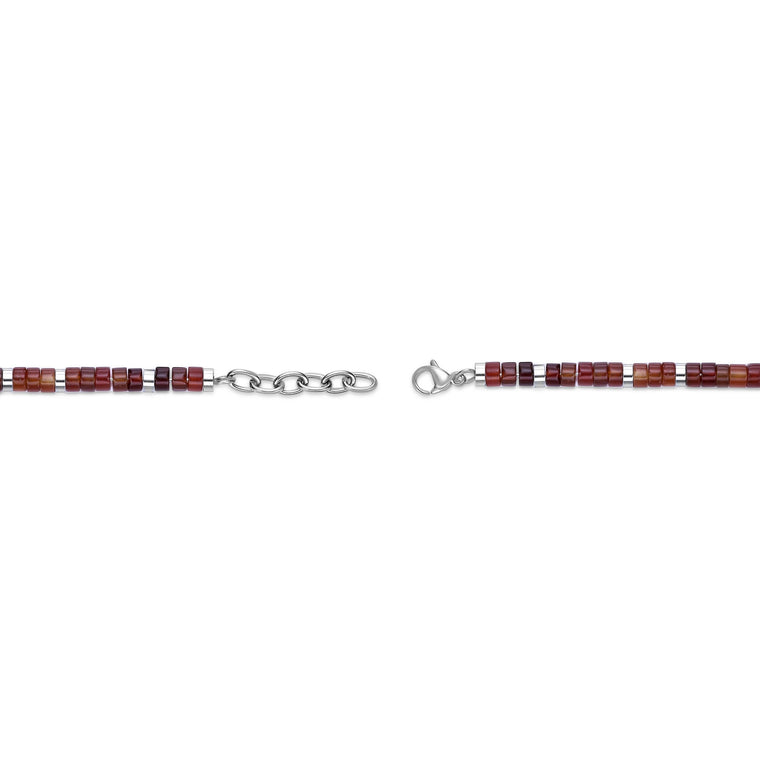 Beaded Bracelet in Stainless Steel
