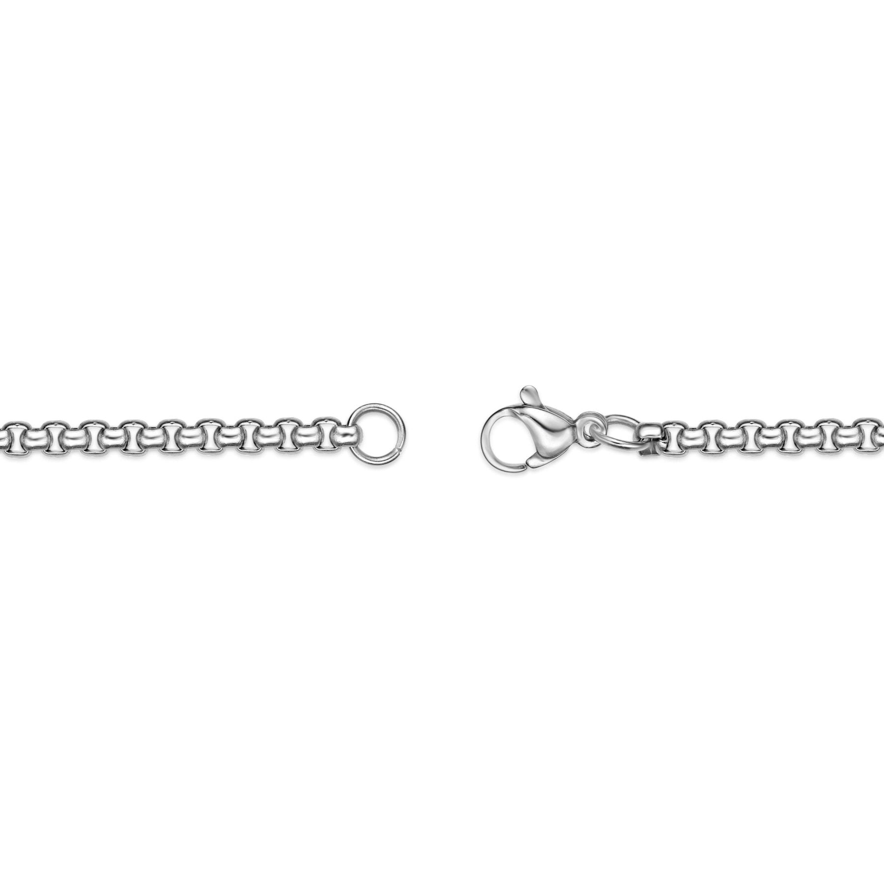 Men's Black Spinel Cross Pendant in Sterling Silver