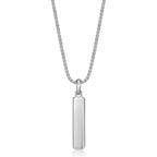 Men's Black Onyx  Pendant in Sterling Silver