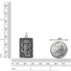 Men's Cobra Pendant in Sterling Silver