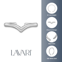 Chevron Adjustable Toe Ring