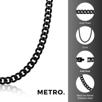 Thick Chain in Black Ion Plated Stainless Steel