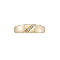 Slash Signet Ring