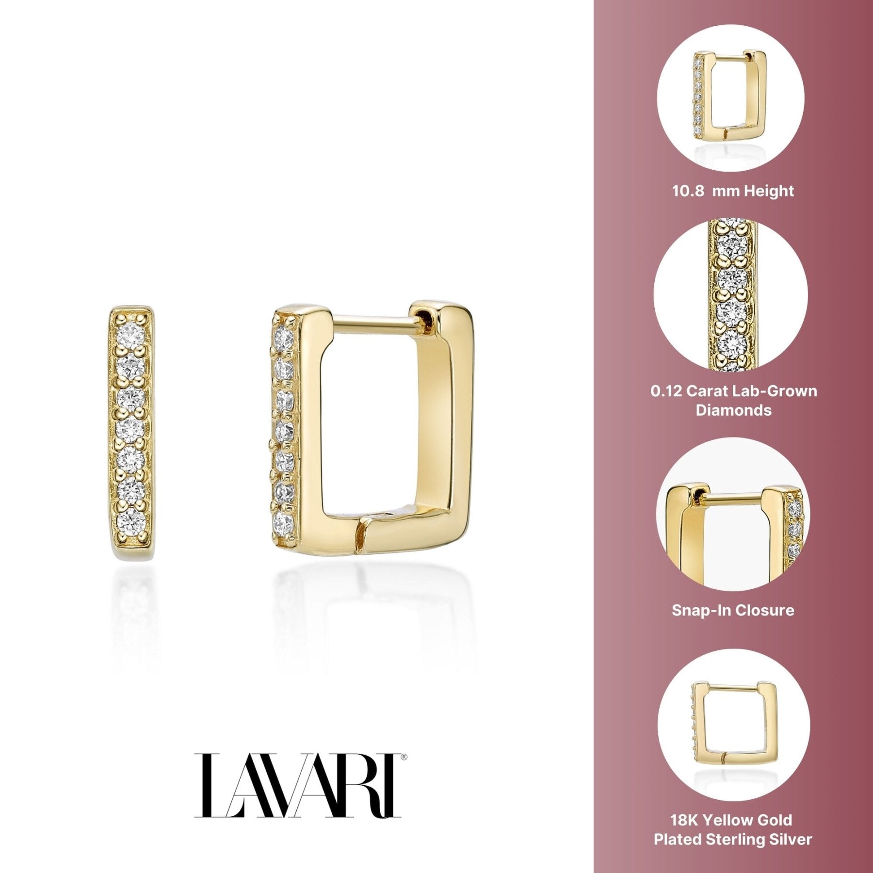 Square Hoop Earrings