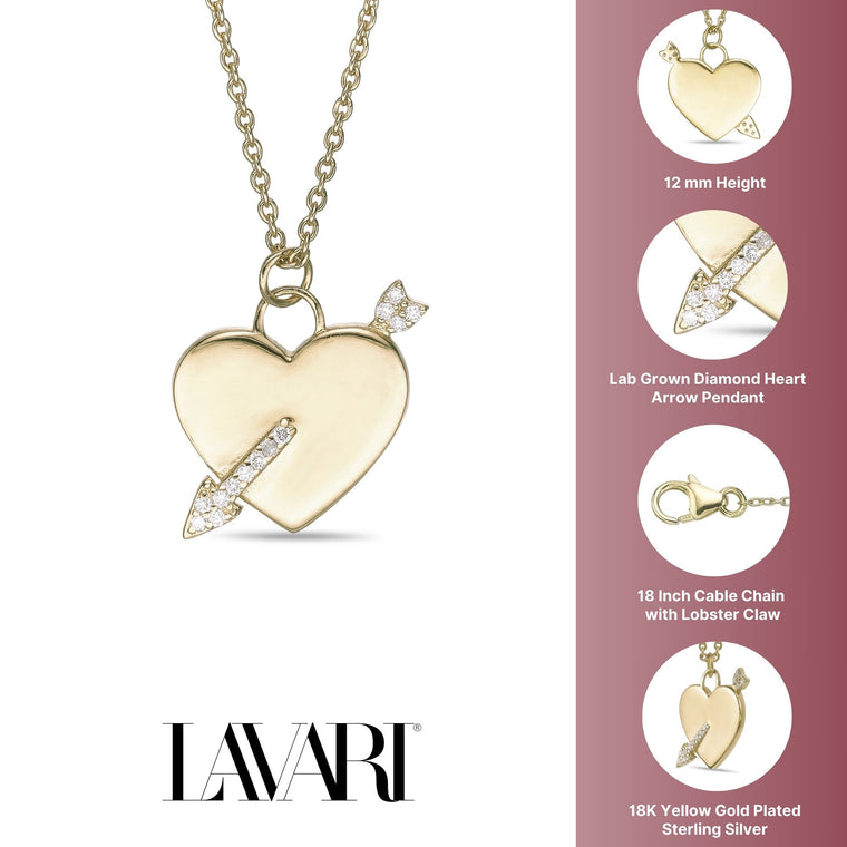 Heart and Arrow Necklace