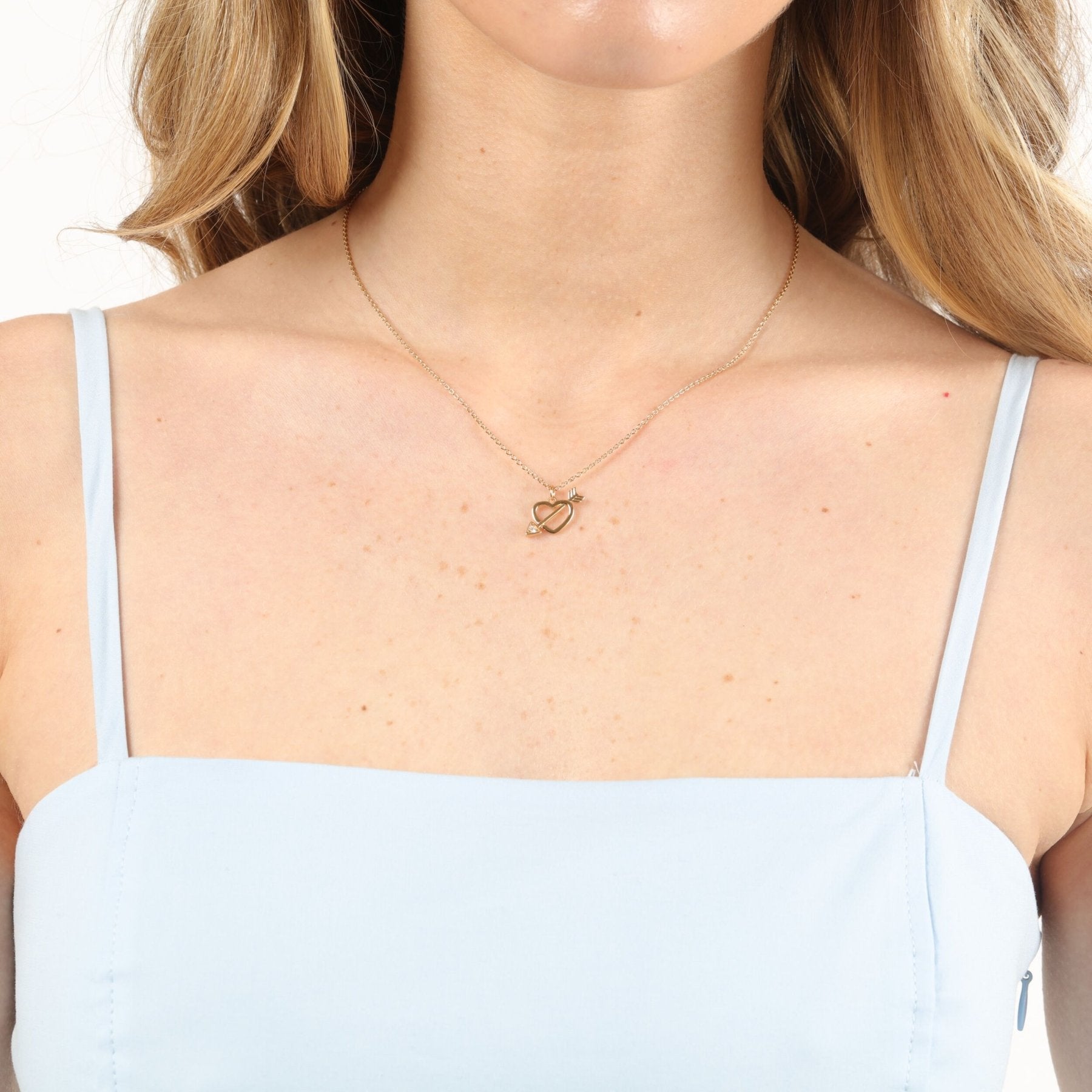 Heart and Arrow Necklace