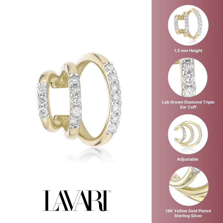 Triple Ear Cuff