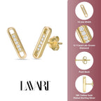 Oval Stud Earring