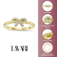 Lab Grown Diamond Bow Ring