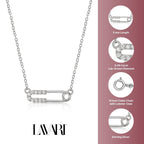 Lab Grown Diamond Paperclip Necklace
