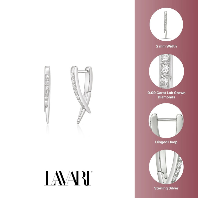 Lab Grown Diamond Spike Earrings