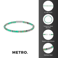 Beaded Bracelet in Stainless Steel