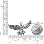 Eagle Wingspan Pendant in Stainless Steel