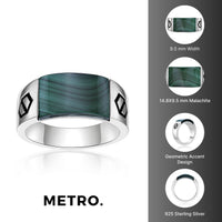 Rhombus Ring in Sterling Silver