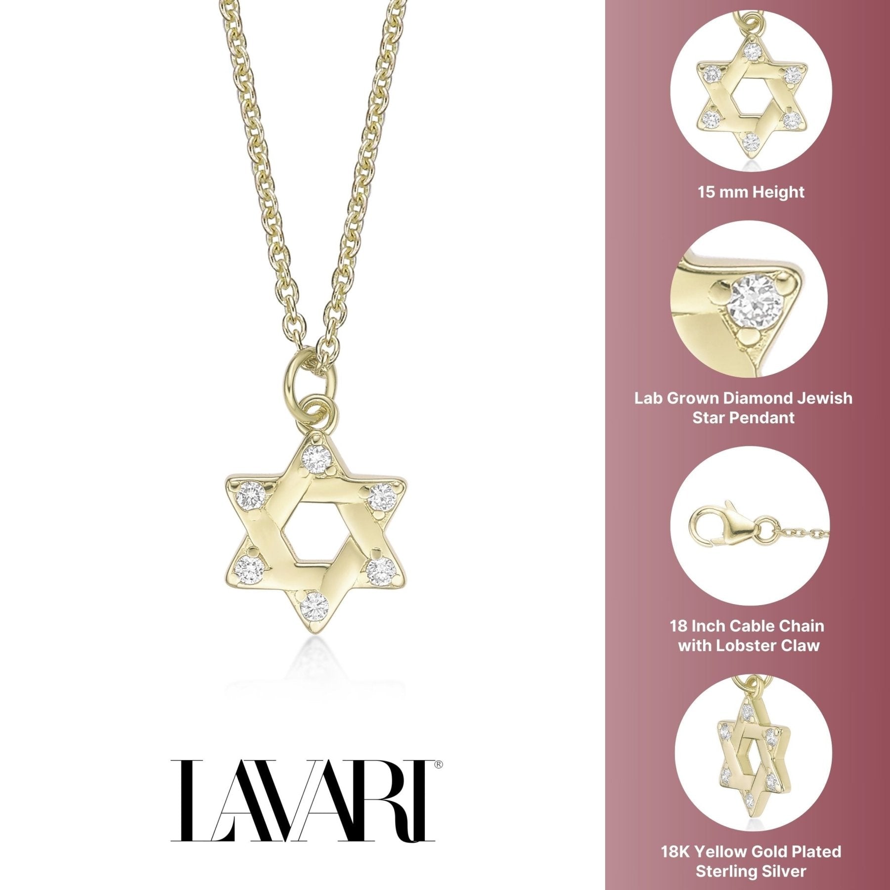 Star of David Necklace