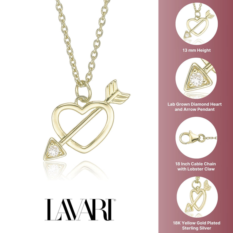 Heart and Arrow Necklace