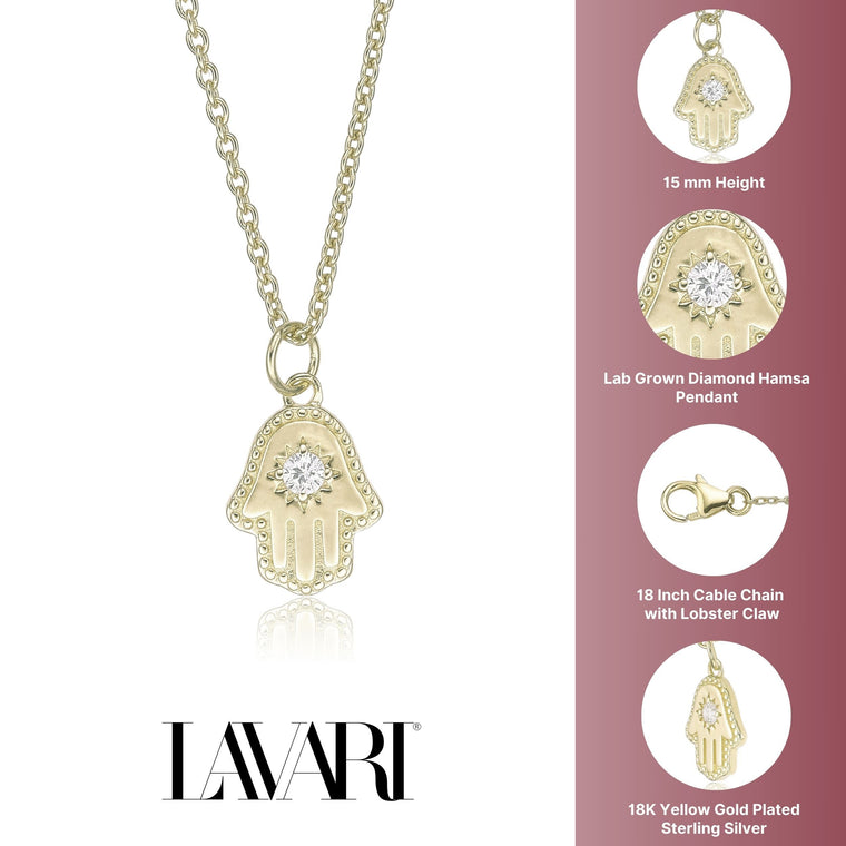 Hamsa Hand Necklace