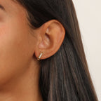 Oval Stud Earring