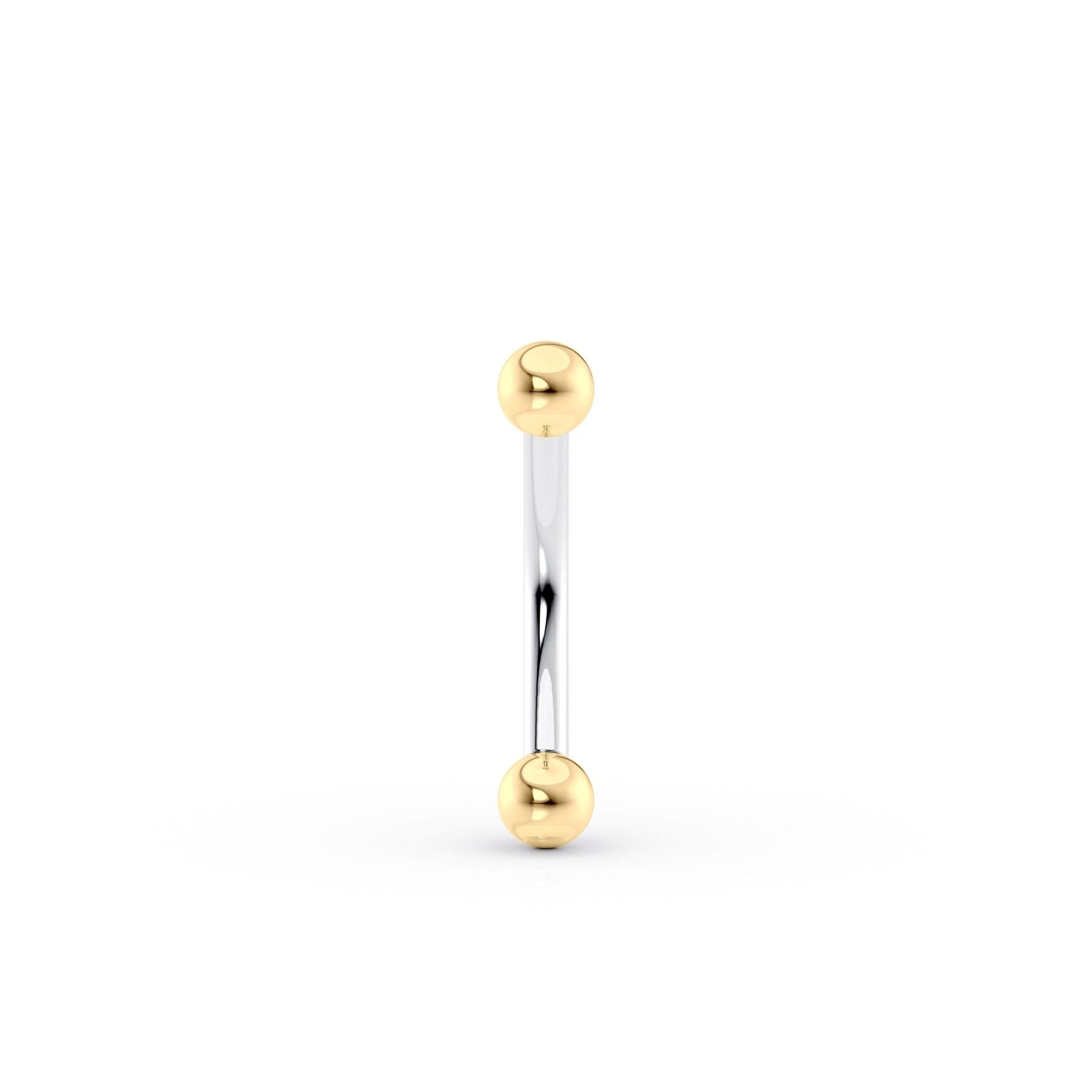 Banana Pin Barbell Eyebrow Piercing - 14G