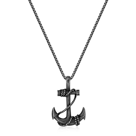 Anchor Pendant in Stainless Steel