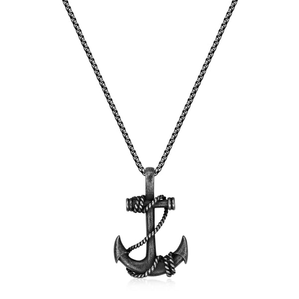 Anchor Pendant in Stainless Steel