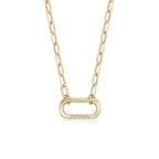 Carabiner Paperclip Necklace