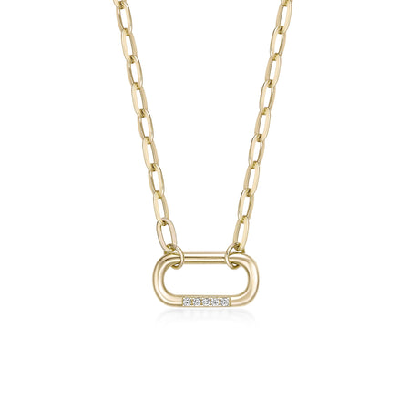 Carabiner Paperclip Necklace