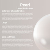 White Pearl Necklace with Sterling Silver, 16"