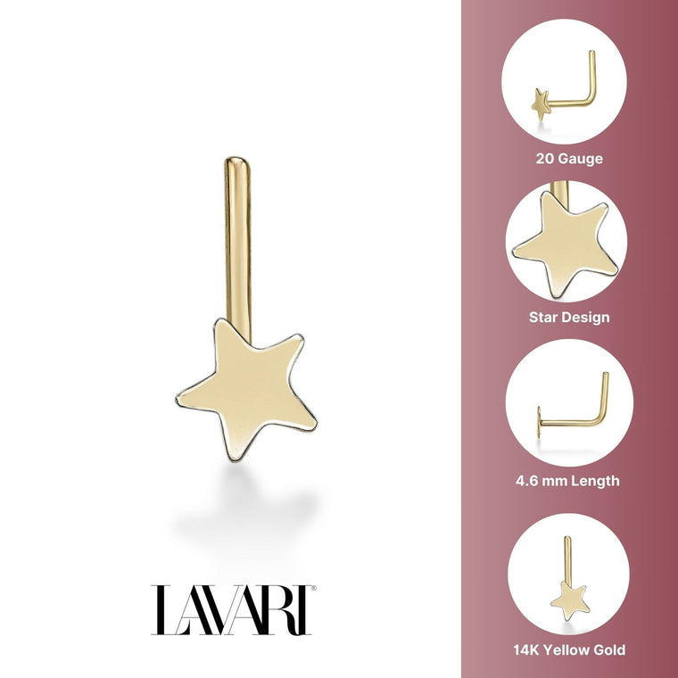 Astological Lab Grown Diamond Nose Ring Set