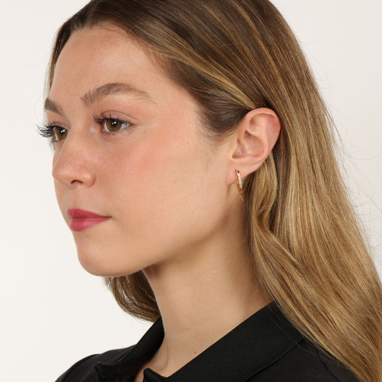 Lab Grown Diamond Spike Earrings