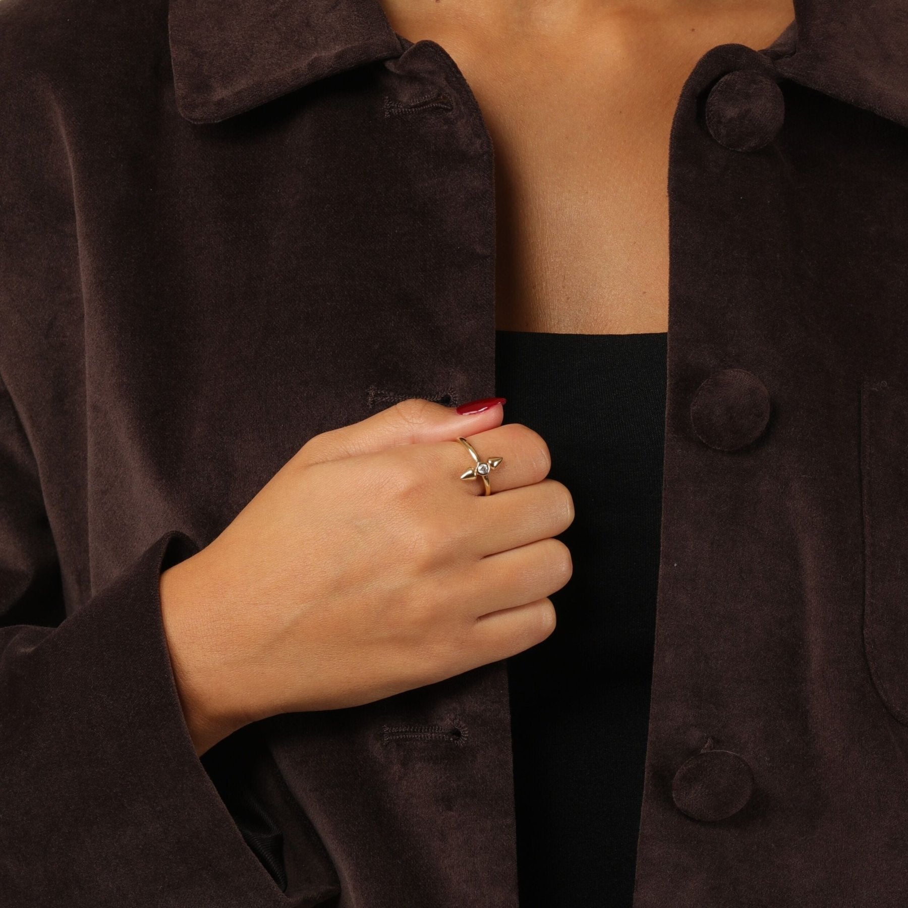 Lab Grown Diamond Spike Ring