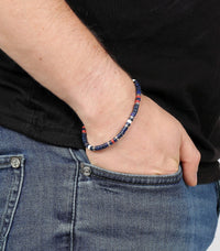 Beaded Bracelet in Stainless Steel