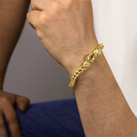Dragon Head Bracelet in Gold Ion Plated Stainless Steel