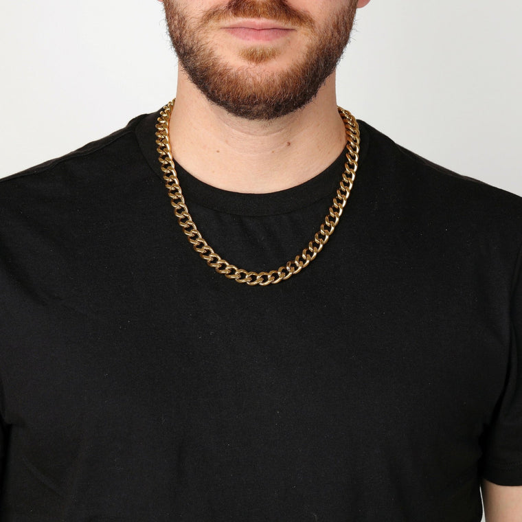 Thick Chain in Gold Ion Plated Stainless Steel