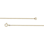 Yellow Gold Plated Sterling Silver Interlocking Diamond Necklace