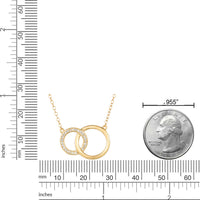 Interlocking Cirlces Pendant in