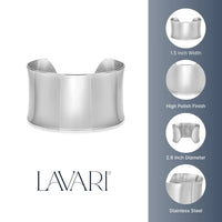 Stainless Steel Cuff Bracelet