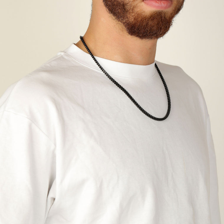 Thin Chain in Black Ion Plated Stainless Steel