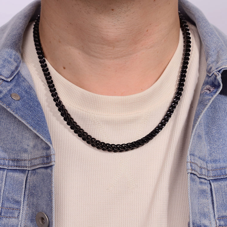 Thick Chain in Black Ion Plated Stainless Steel