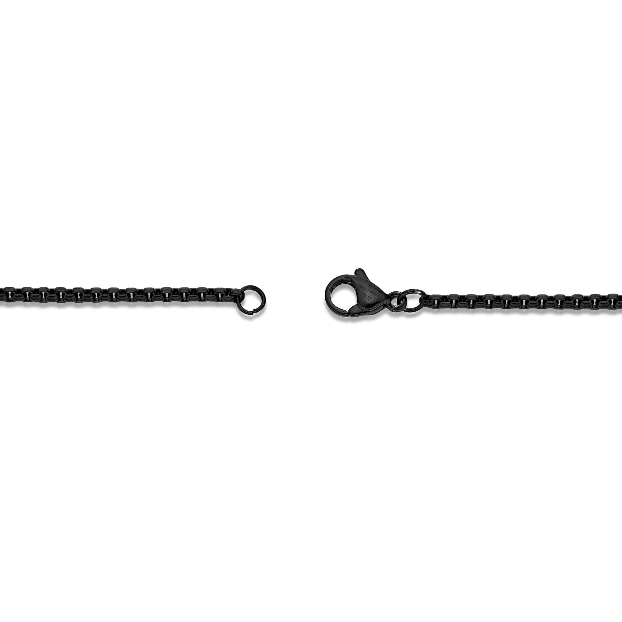 Anchor Pendant in Black Ion-Plated Stainless Steel