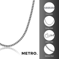 Thin Chain in Steel High Polish Stainless Steel
