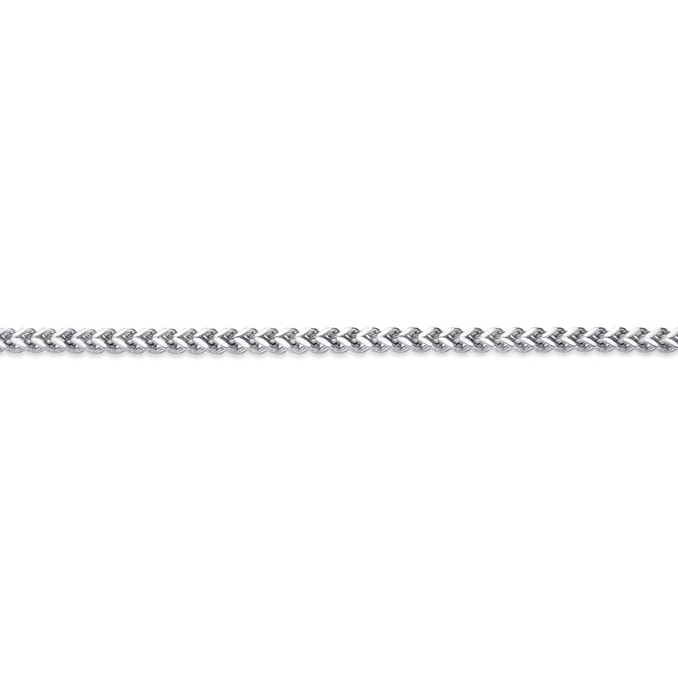 Thin Foxtail Chain Gift Set in Stainless Steel, 24"