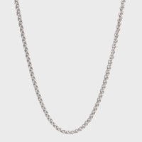 Thin Chain in Steel High Polish Stainless Steel