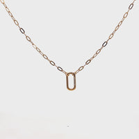 Carabiner Paperclip Necklace