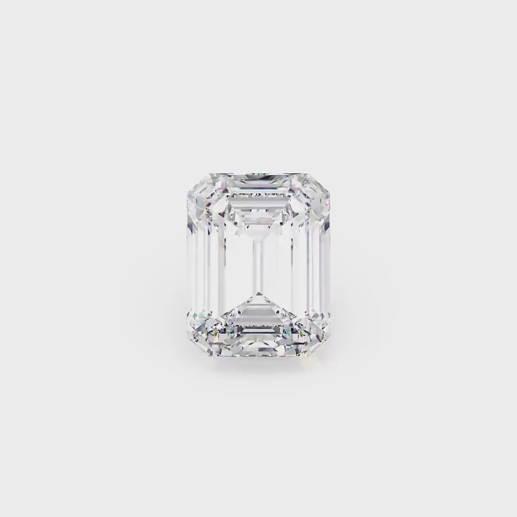 IGI Certified Emerald Cut Lab Grown Diamond (D-F Color VS1-VVS2 Clarity)