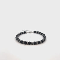 Beaded Bracelet in Stainless Steel
