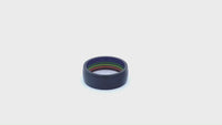 Rainbow Ring in Black Ion Plated Stainless Steel