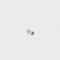 Round Stud Earring in Stainless Steel